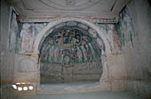 Cappadocia, the Rose valley, the curch of three crosses